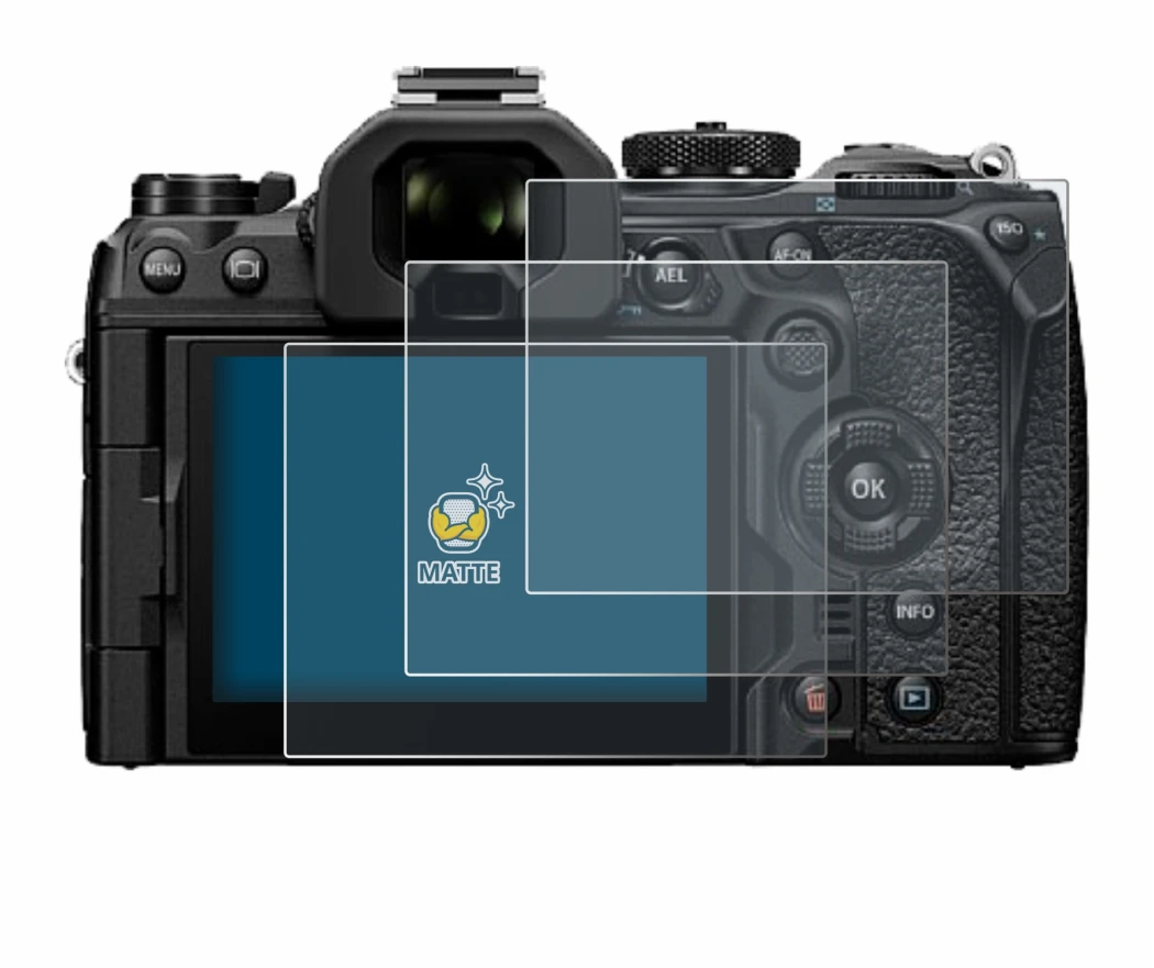 Imagen del dispositivo Olympus OM System OM-1 Mark II con una amplia variedad de protectores de pantalla.