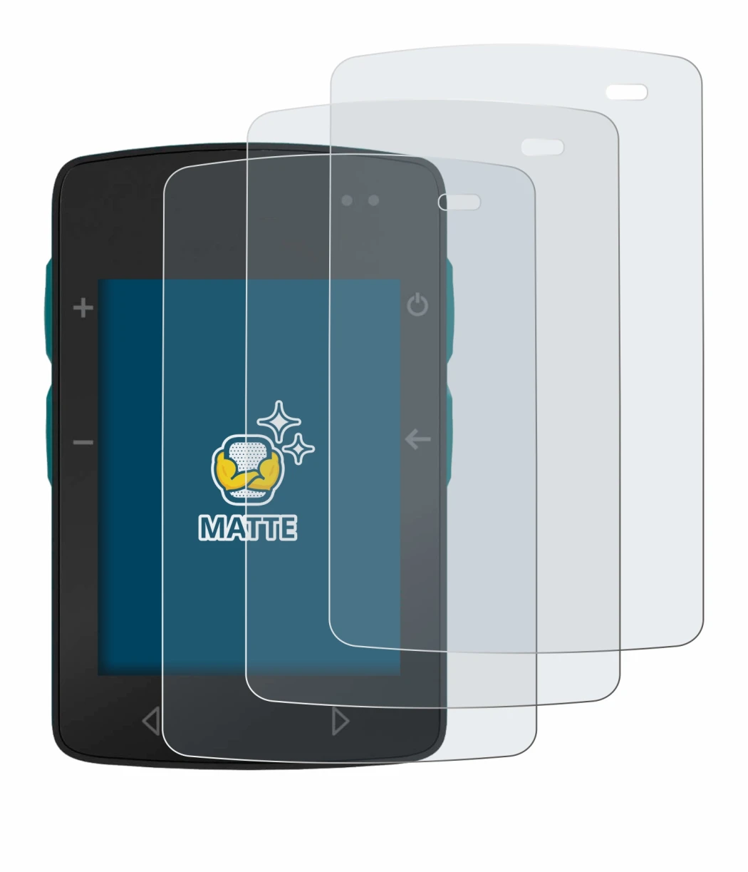Imagen del dispositivo TwoNav Roc con una amplia variedad de protectores de pantalla.