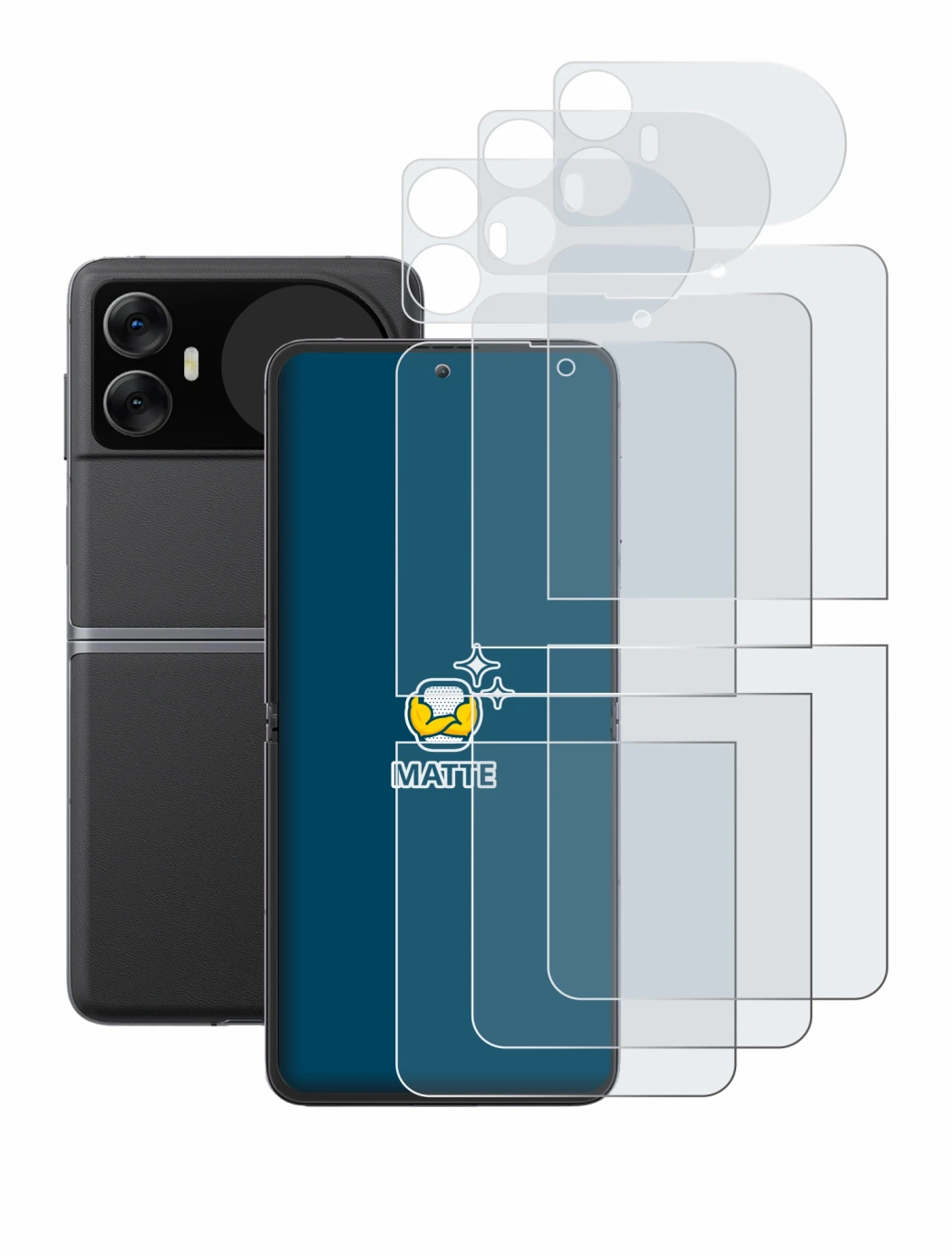 Imagen del dispositivo Blackview Hero 10 (Frontal+Trasero) con una amplia variedad de protectores de pantalla.