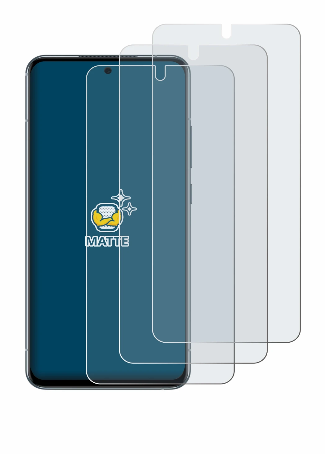 Imagen del dispositivo Nokia X30 5G con una amplia variedad de protectores de pantalla.