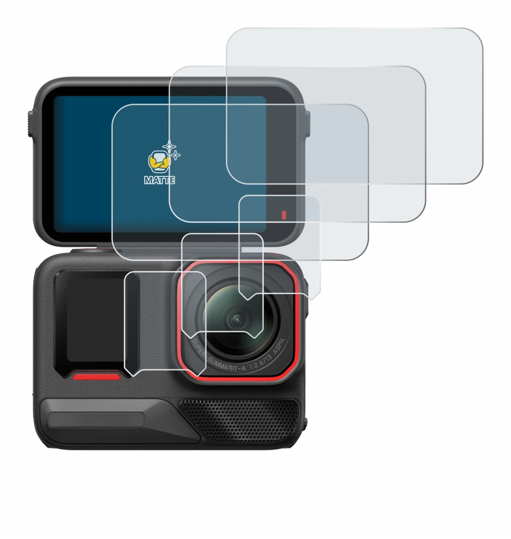 Imagen del dispositivo Insta360 Ace Pro 2 con una amplia variedad de protectores de pantalla.