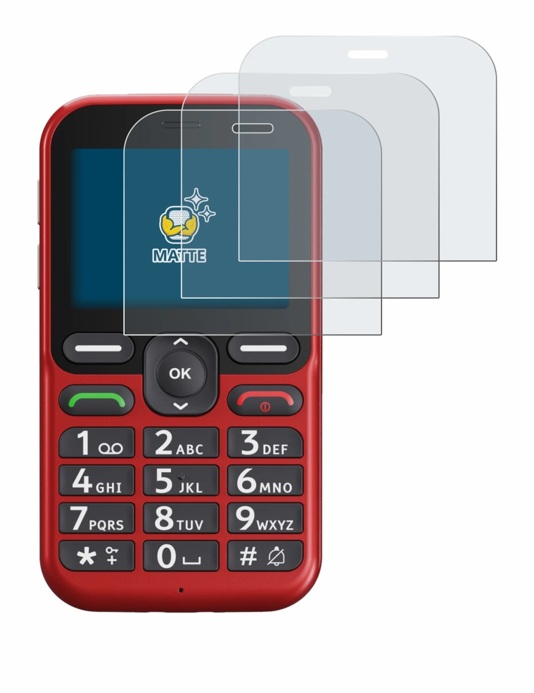 Imagen del dispositivo Doro Leva L10 con una amplia variedad de protectores de pantalla.
