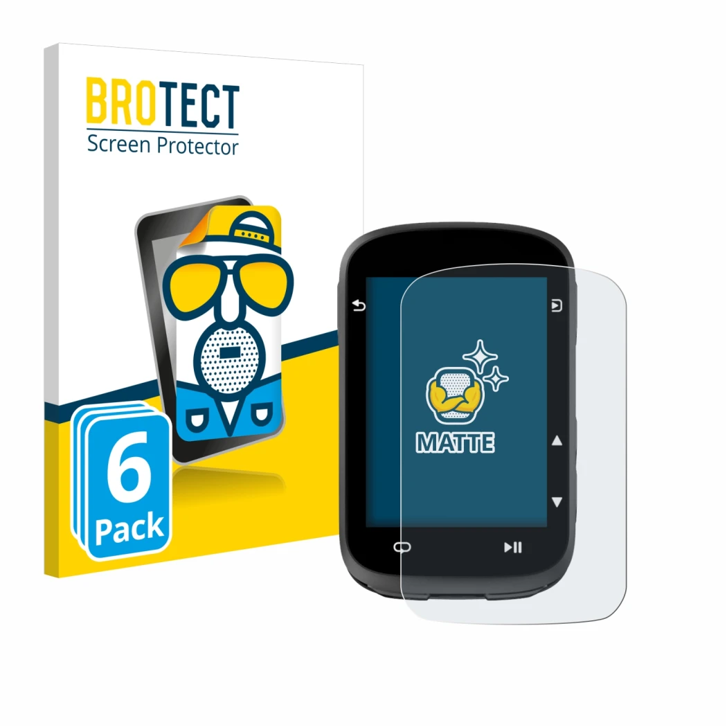 Parte frontal de un envase de producto con el logotipo de la marca BROTECT. Al lado se muestra el dispositivo CooSpo CS500 con