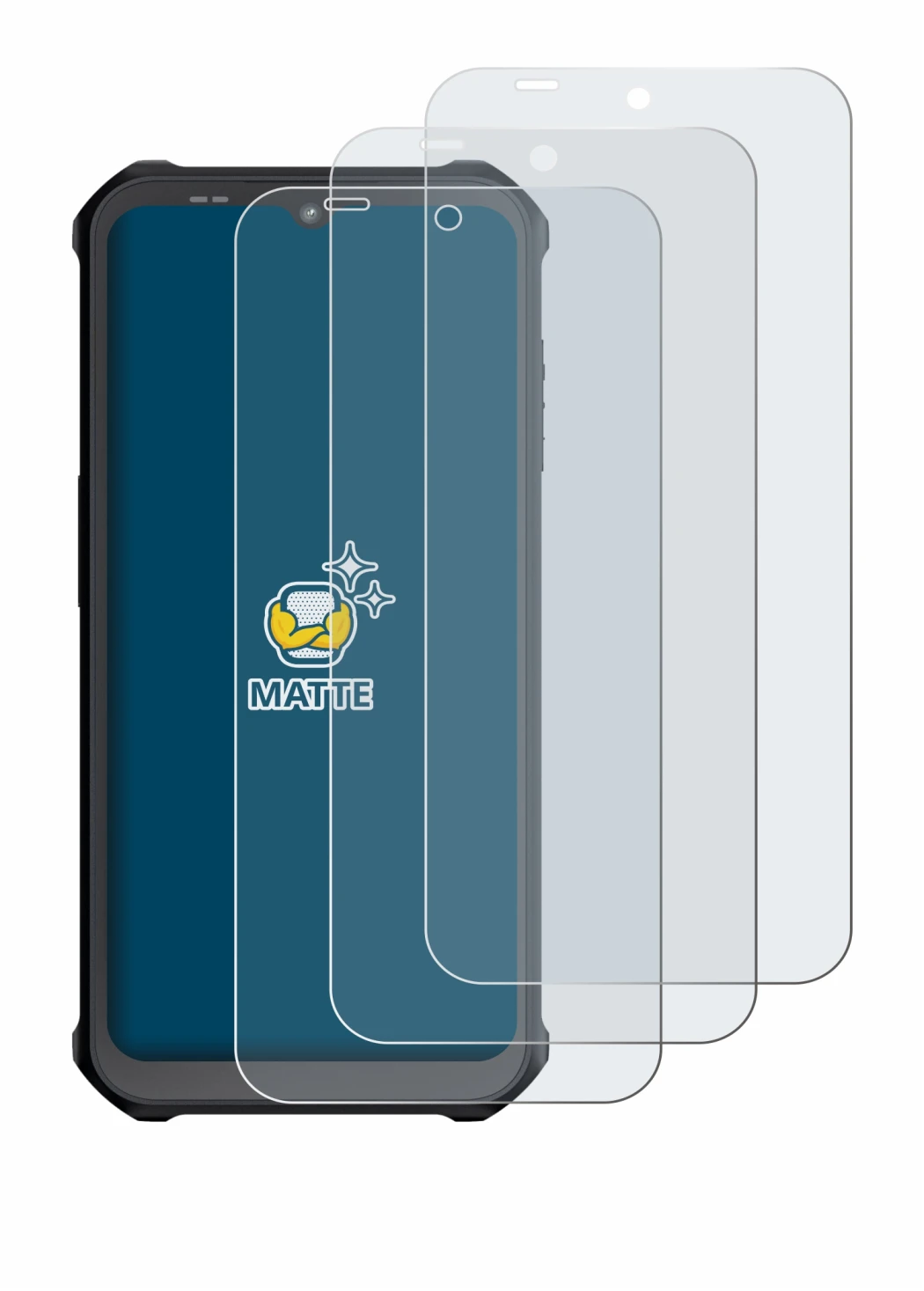 Imagen del dispositivo Sonim XP400 con una amplia variedad de protectores de pantalla.