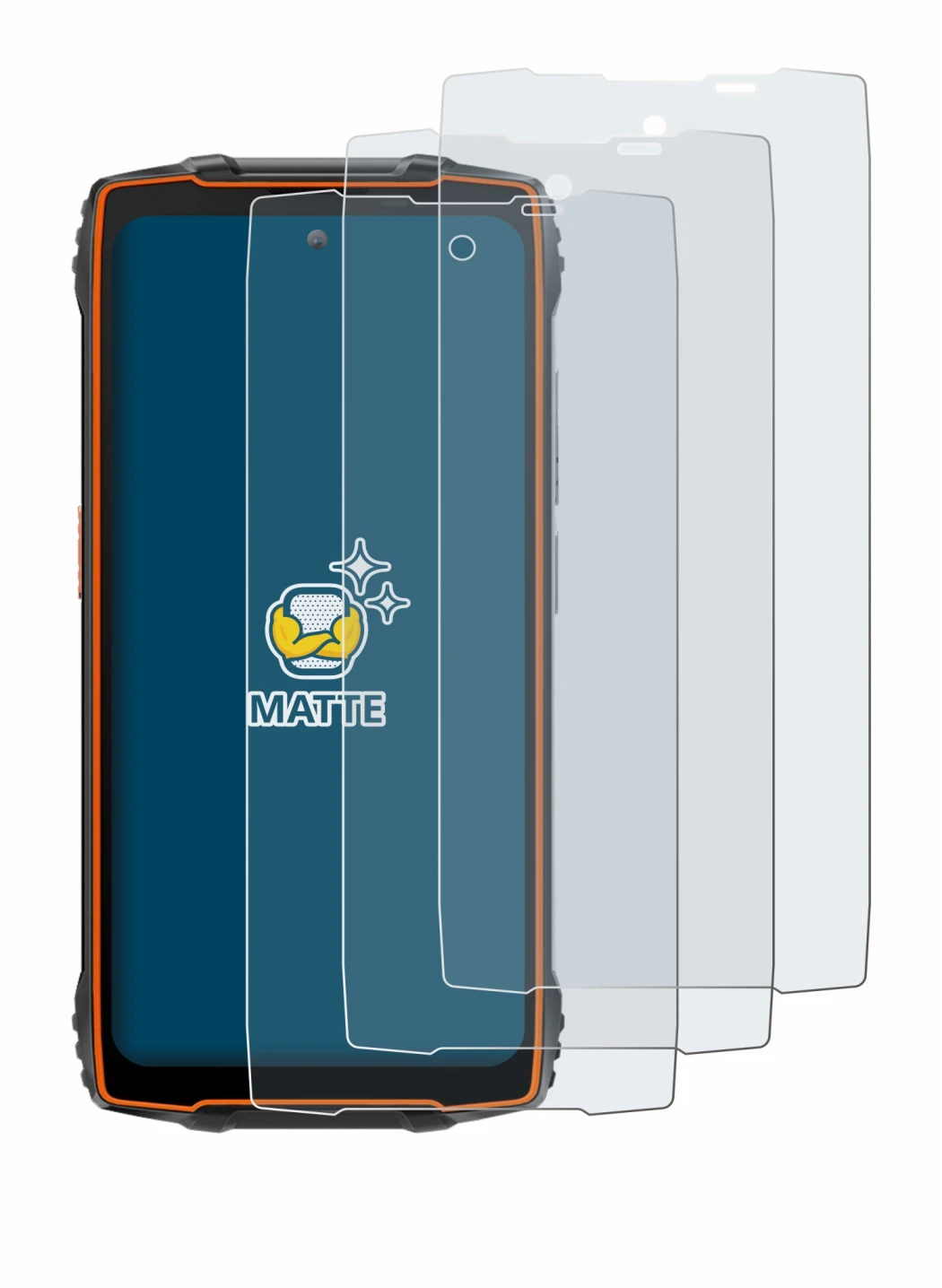 Imagen del dispositivo Blackview BV8200 con una amplia variedad de protectores de pantalla.
