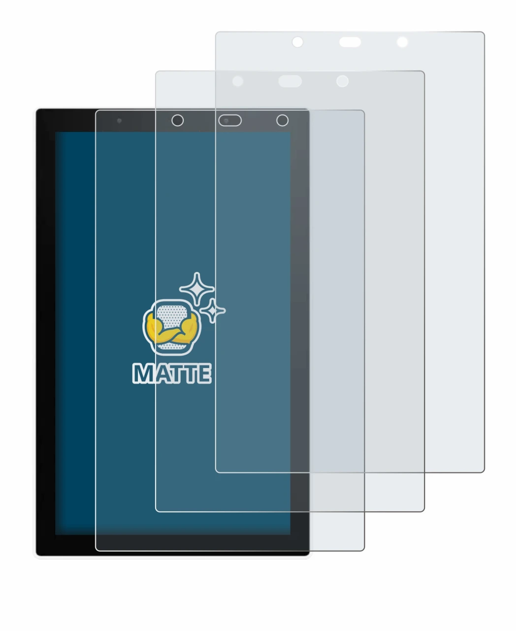 Imagen del dispositivo SONOFF NSPanel Pro 120 con una amplia variedad de protectores de pantalla.