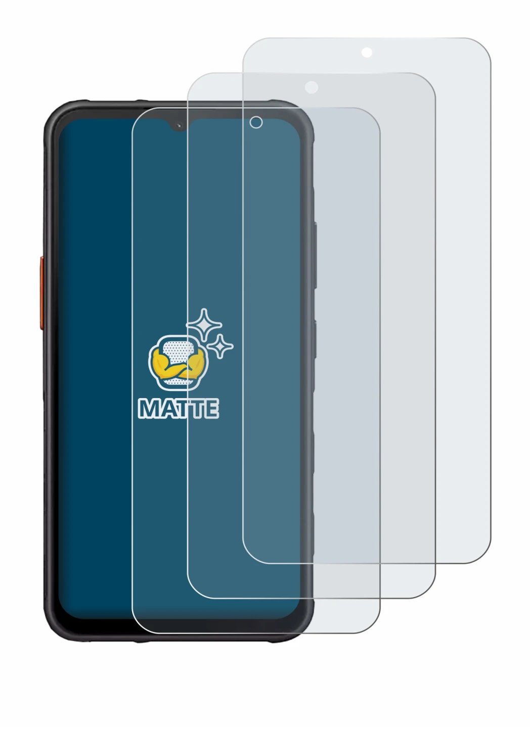 Imagen del dispositivo Samsung Galaxy XCover 7 Enterprise Edition con una amplia variedad de protectores de pantalla.