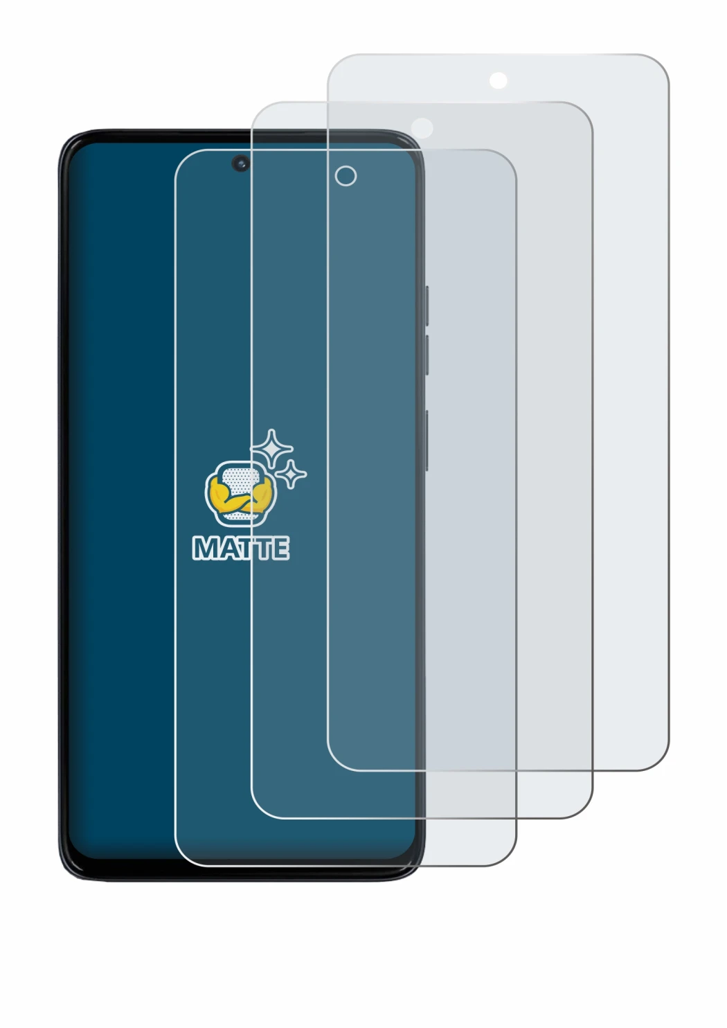 Imagen del dispositivo Motorola Moto G56 con una amplia variedad de protectores de pantalla.