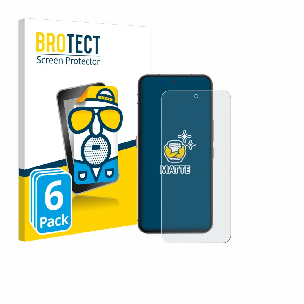 Parte frontal de un envase de producto con el logotipo de la marca BROTECT. Al lado se muestra el dispositivo Oukitel WP200 Pr