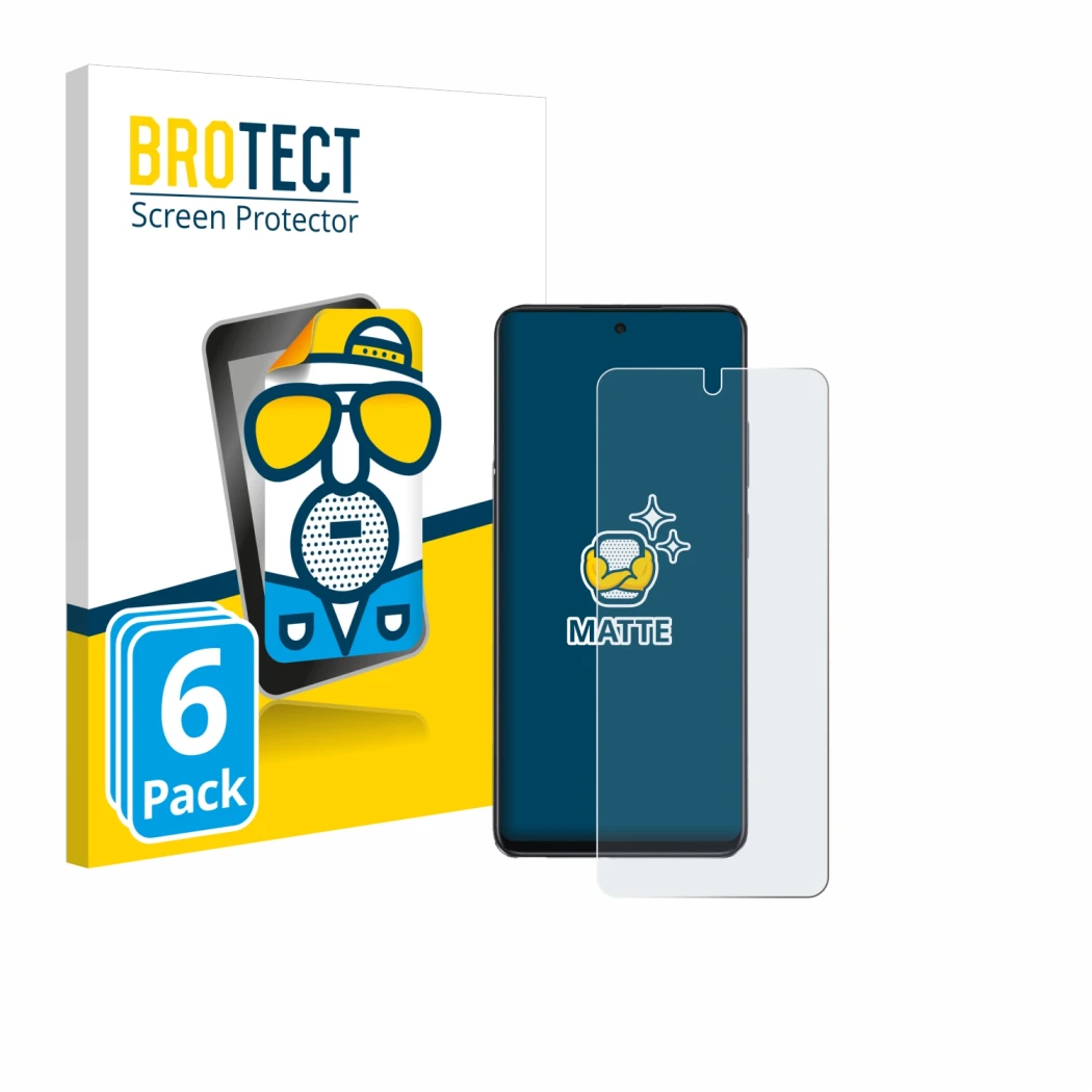 Parte frontal de un envase de producto con el logotipo de la marca BROTECT. Al lado se muestra el dispositivo Oppo A40 con su
