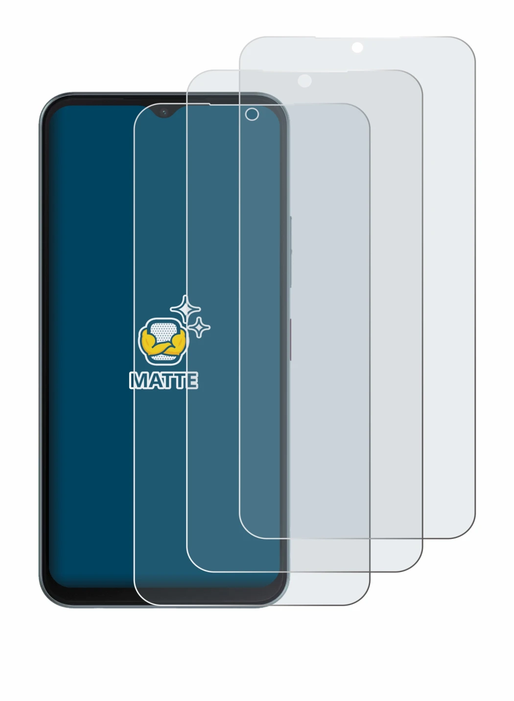 Imagen del dispositivo Telekom T Phone 3 con una amplia variedad de protectores de pantalla.