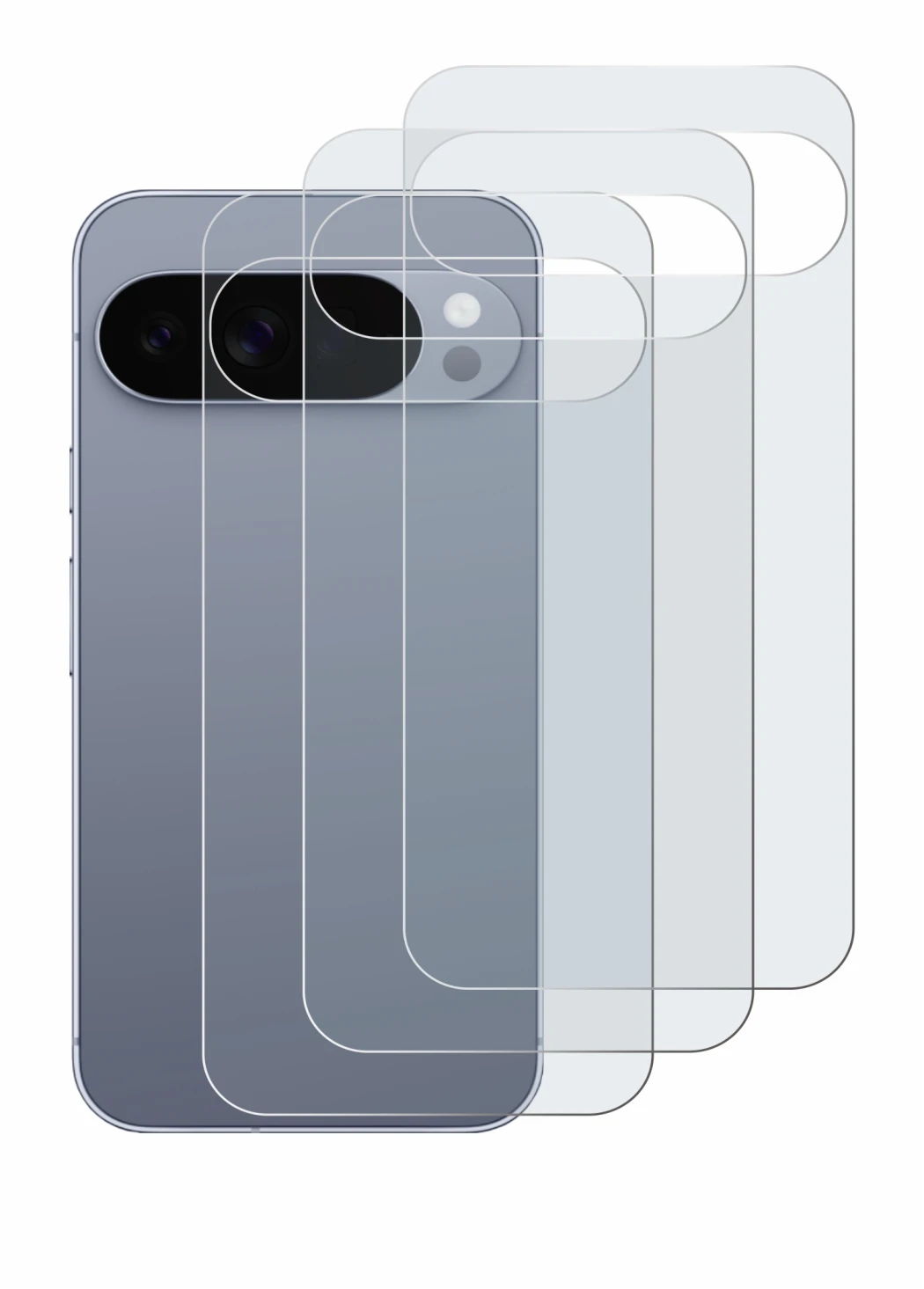 Imagen del dispositivo Google Pixel 10 Pro XL (Trasero) con una amplia variedad de protectores de pantalla.