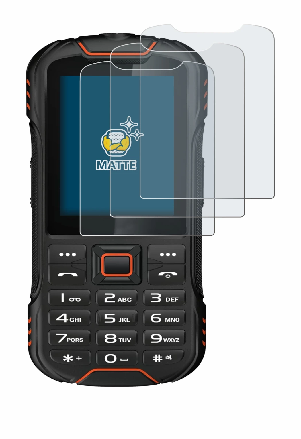 Imagen del dispositivo Gigaset GLX8 con una amplia variedad de protectores de pantalla.