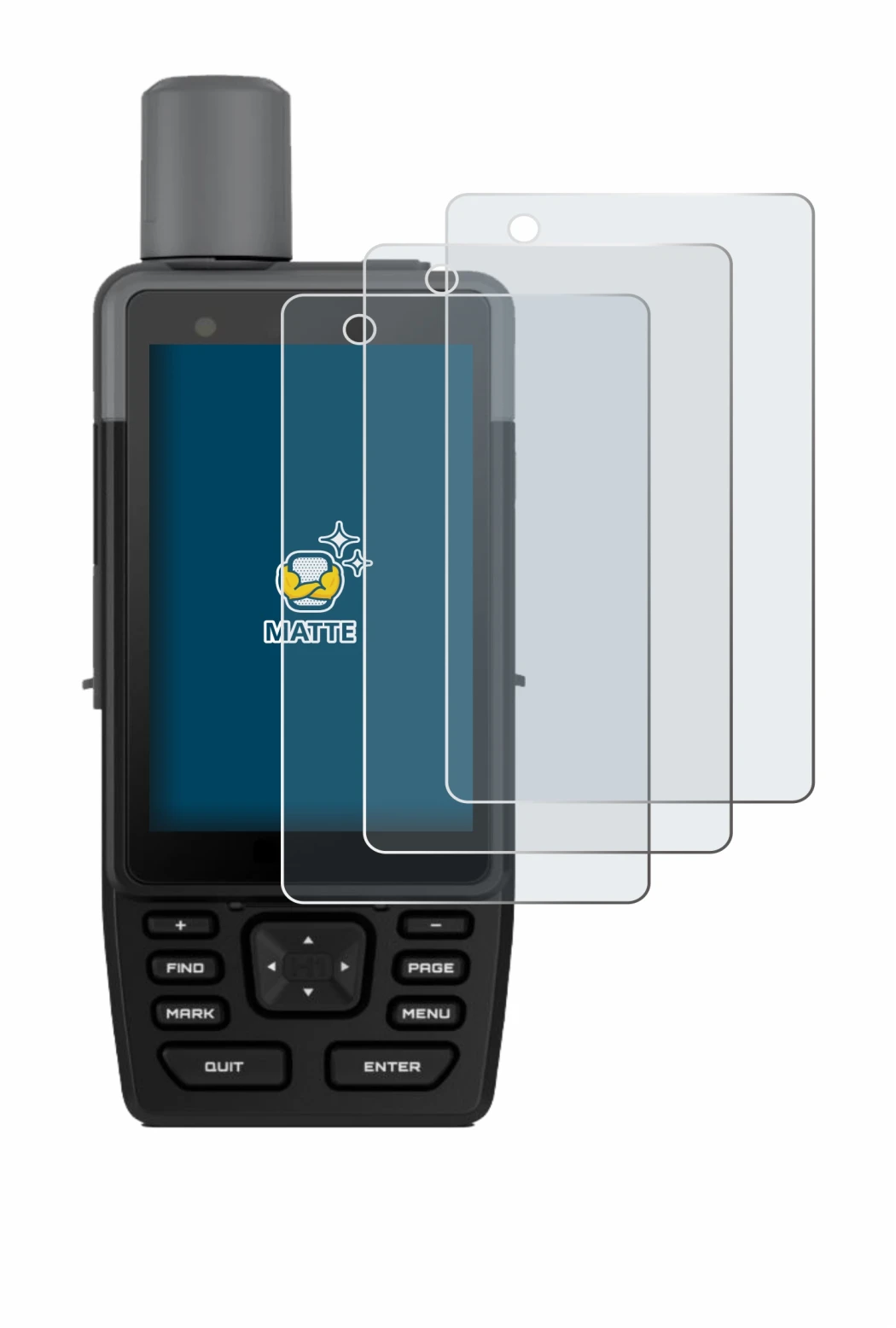 Imagen del dispositivo Garmin GPSMAP H1 con una amplia variedad de protectores de pantalla.