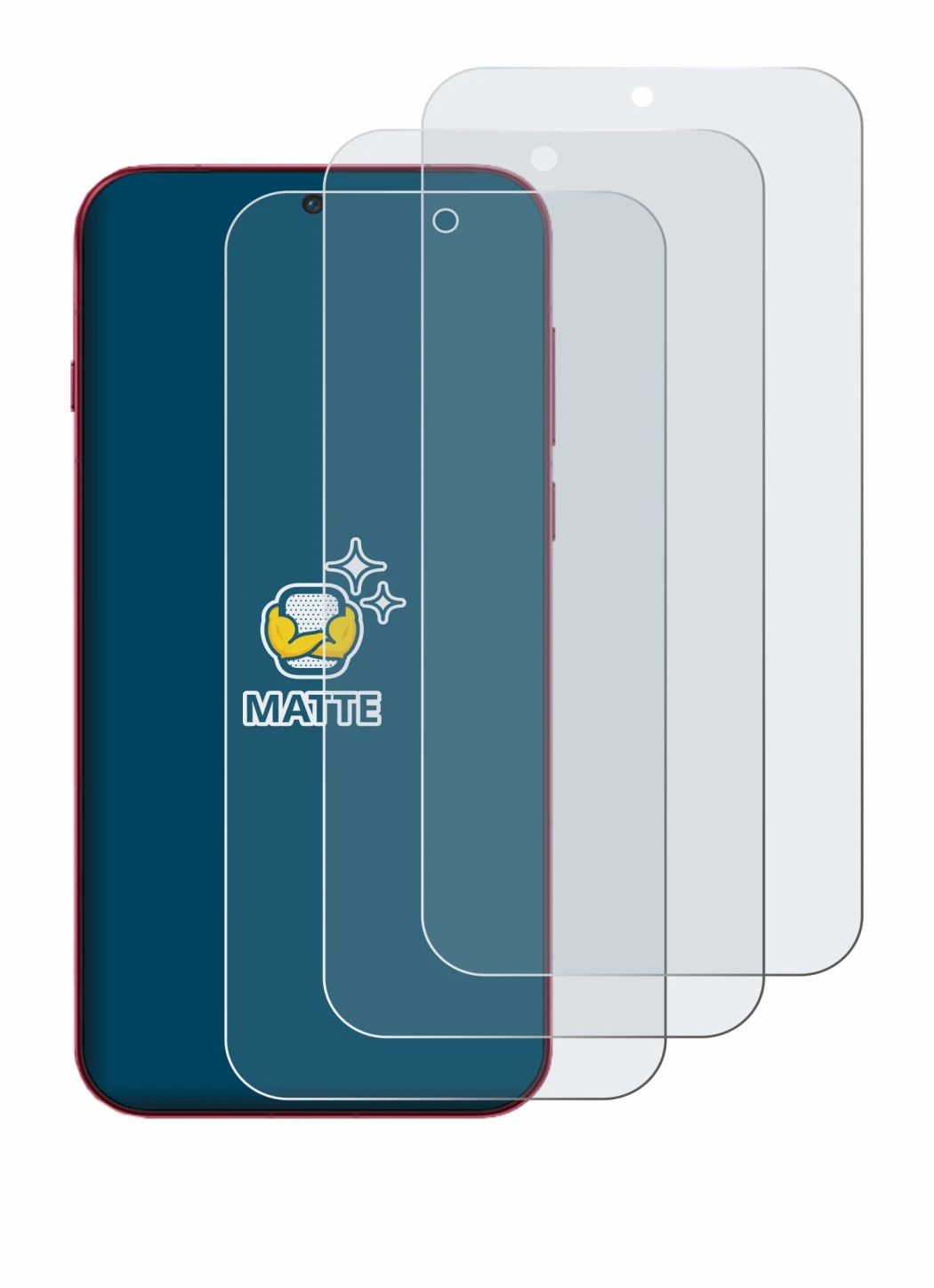 Imagen del dispositivo Oppo Find X9 con una amplia variedad de protectores de pantalla.