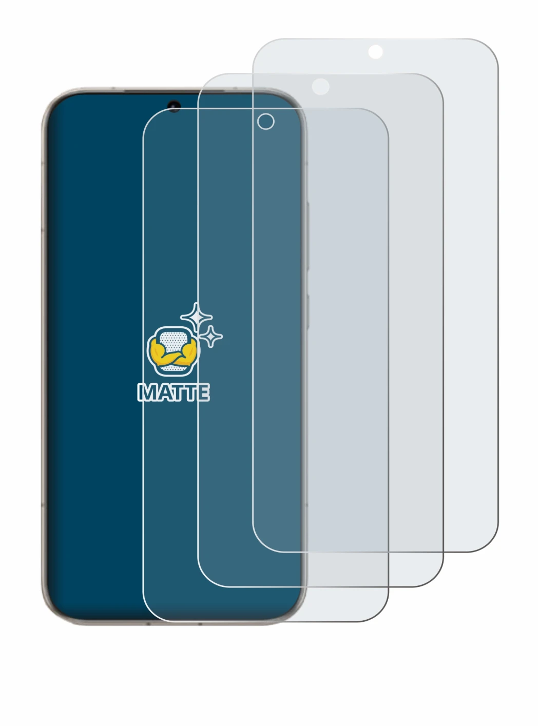 Imagen del dispositivo Honor Magic 8 con una amplia variedad de protectores de pantalla.