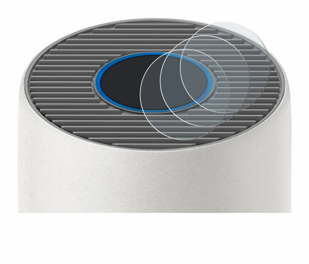 Imagen del dispositivo Philips 2000i Series AC2939 con una amplia variedad de protectores de pantalla.