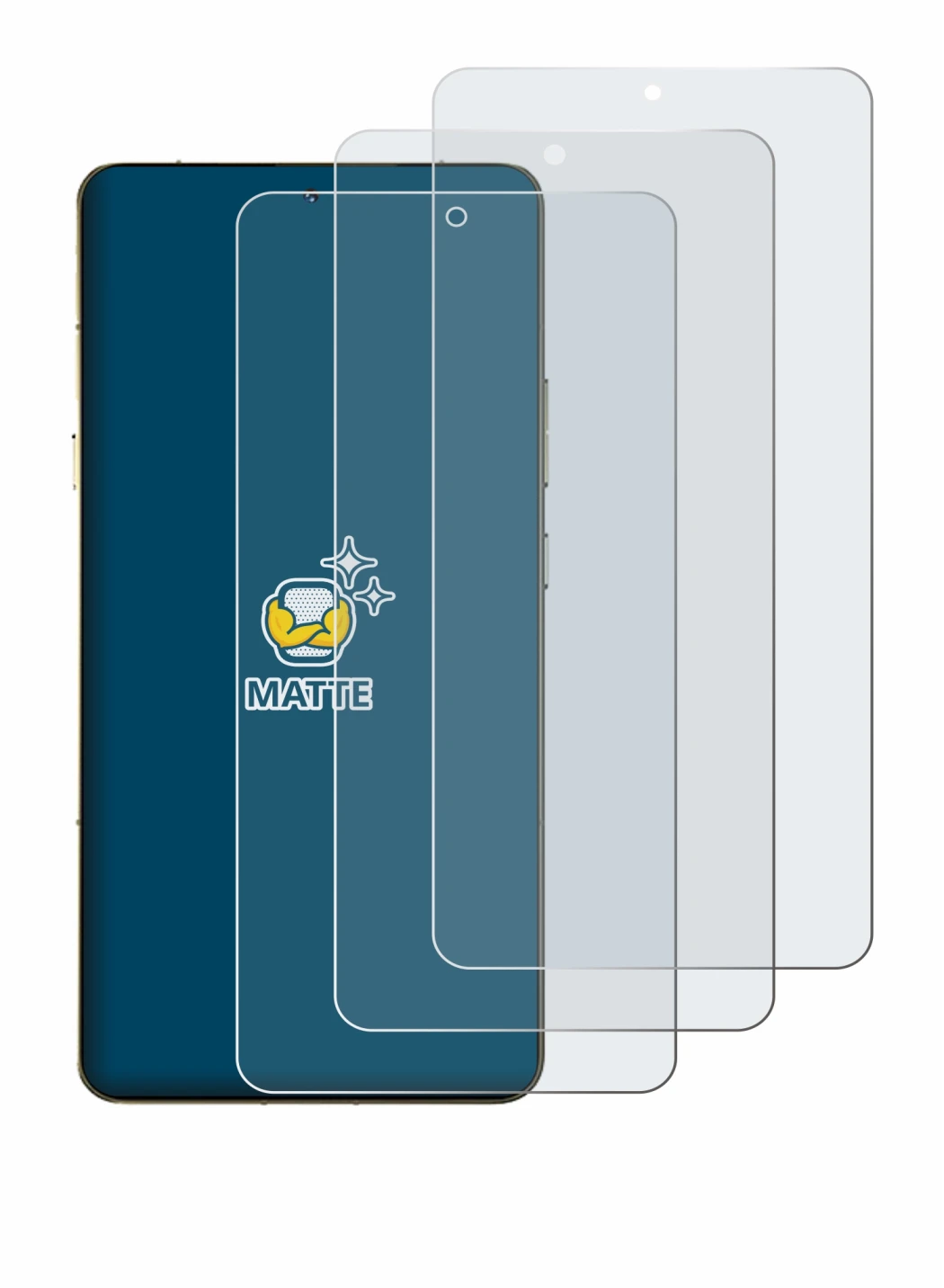 Imagen del dispositivo Motorola Signature con una amplia variedad de protectores de pantalla.