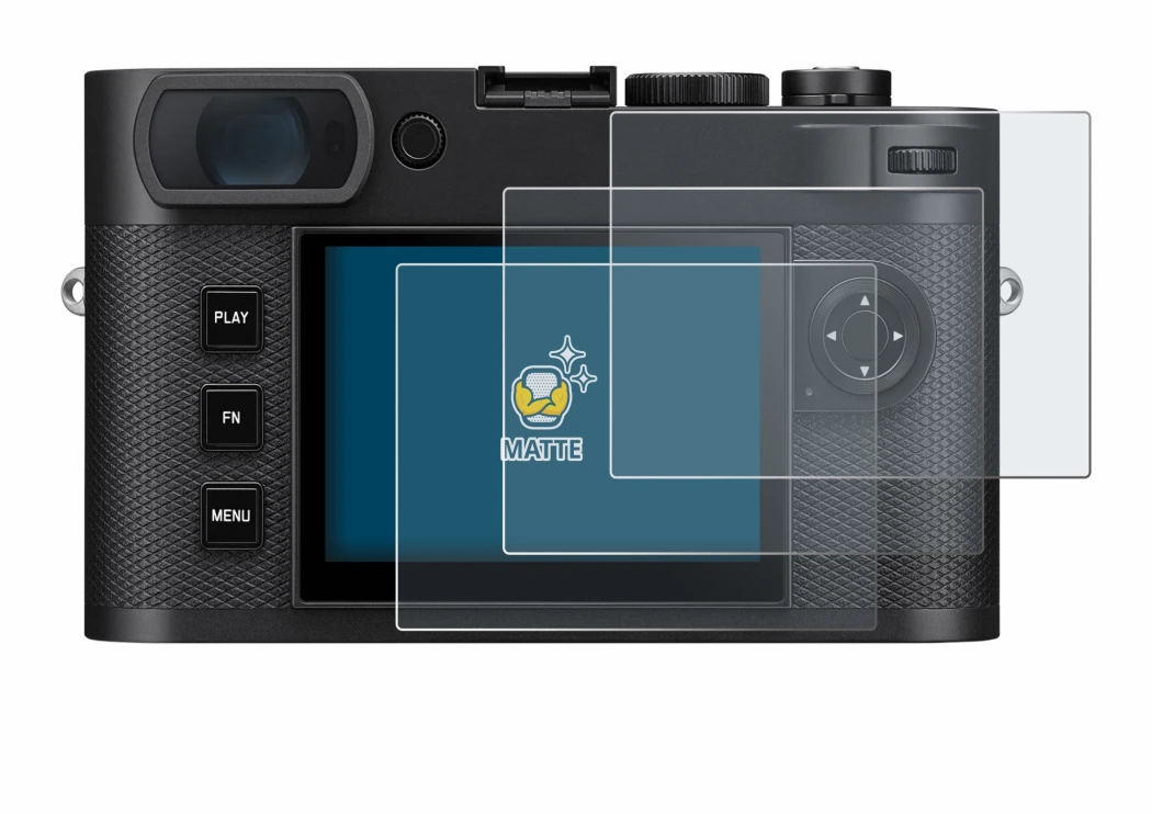 Imagen del dispositivo Leica M EV1 con una amplia variedad de protectores de pantalla.