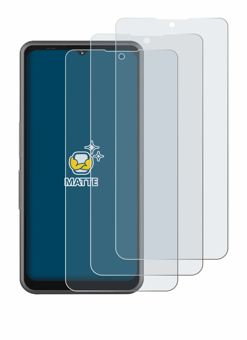 Imagen del dispositivo Sonim XP Pro E con una amplia variedad de protectores de pantalla.