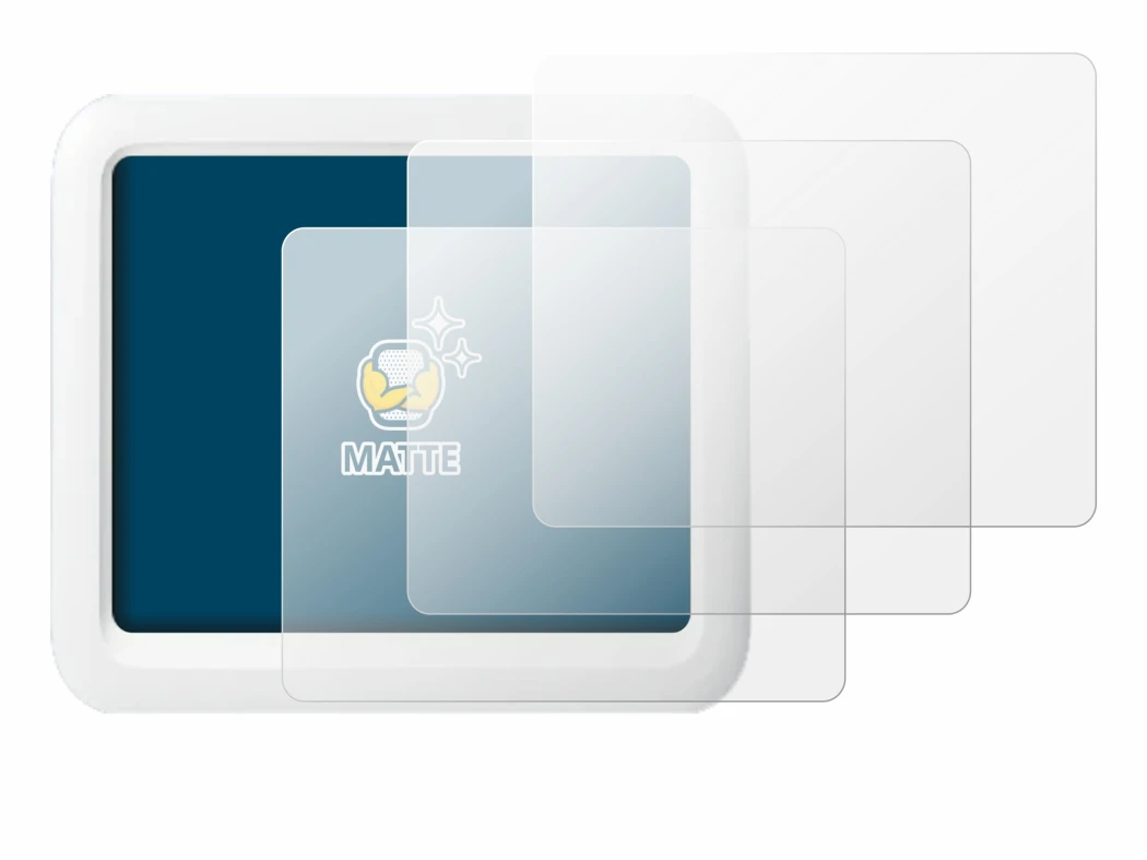 Imagen del dispositivo SwitchBot Meter Pro con una amplia variedad de protectores de pantalla.
