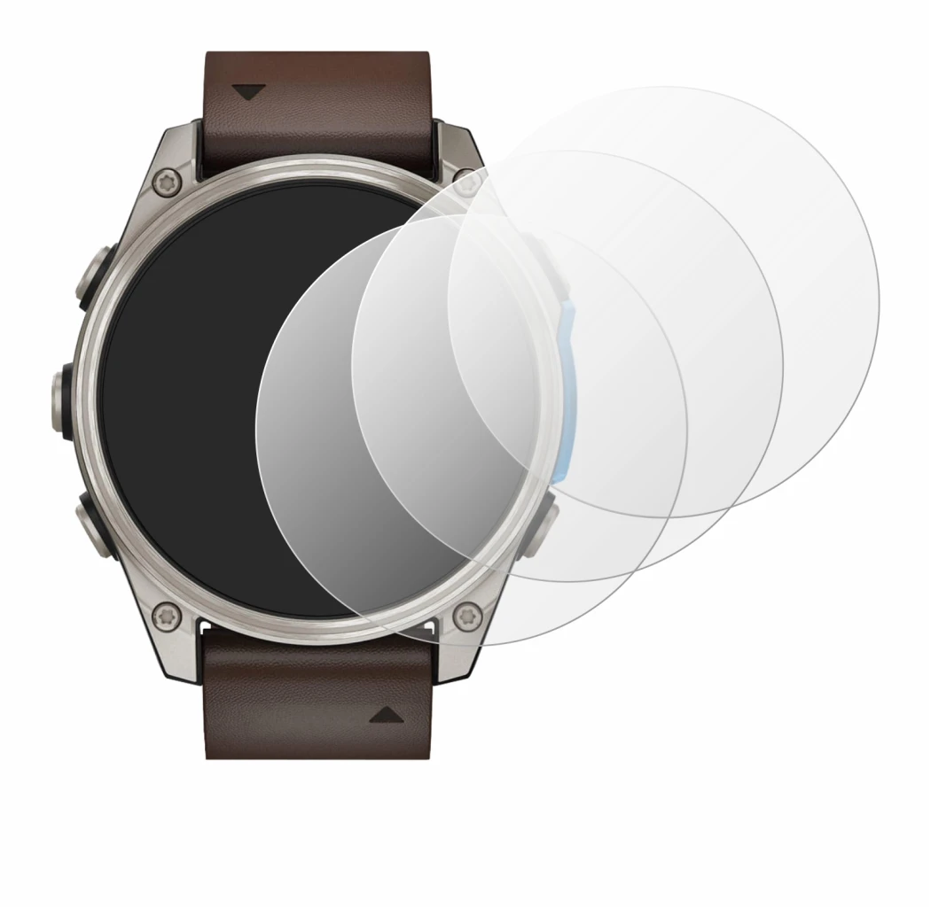 Imagen del dispositivo Garmin D2 Mach 2 (47 mm) con una amplia variedad de protectores de pantalla.