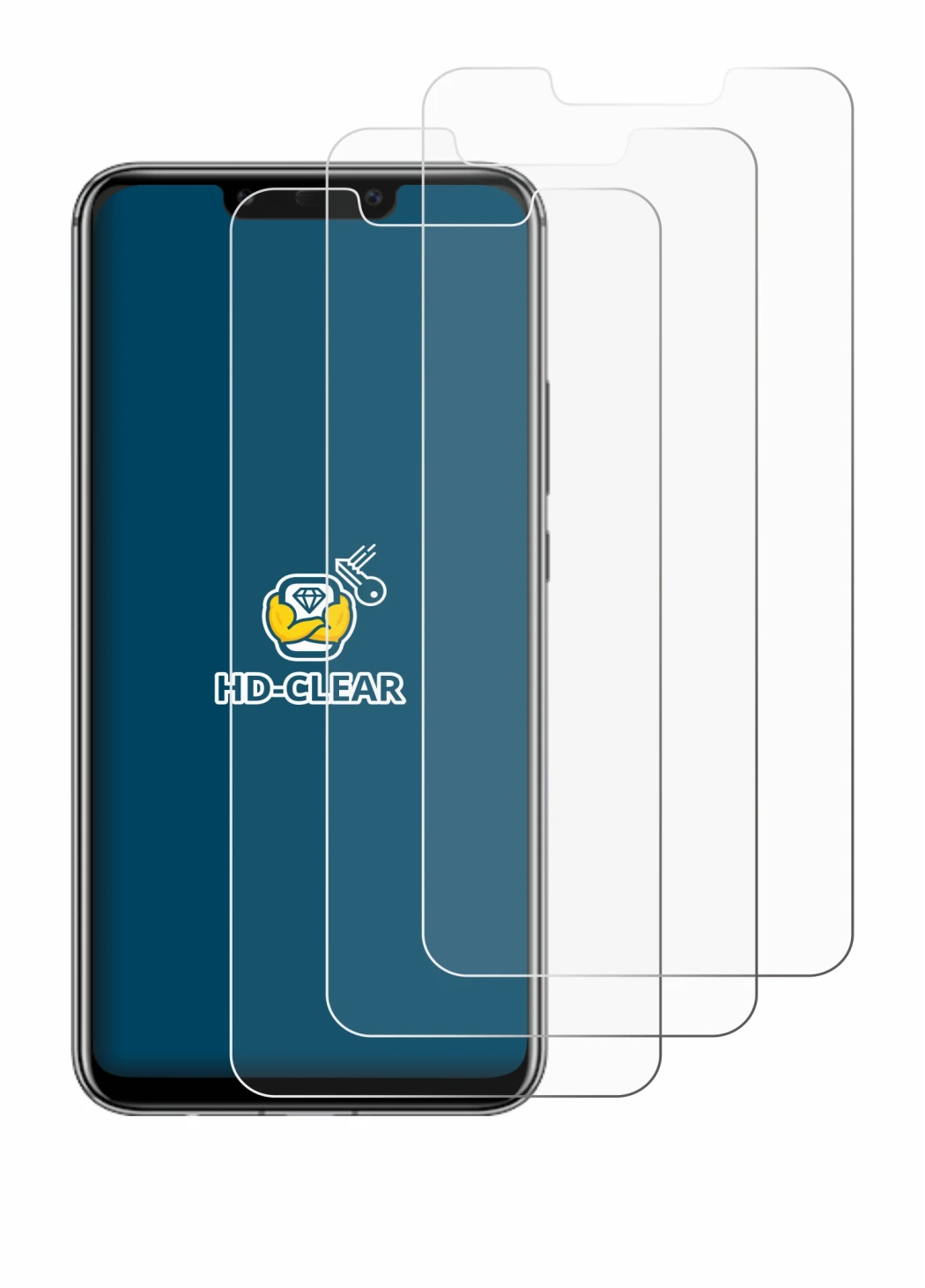 Imagen del dispositivo Huawei Mate 20 lite con una amplia variedad de protectores de pantalla.