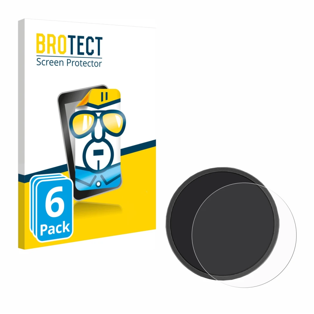 Parte frontal de un envase de producto con el logotipo de la marca BROTECT. Al lado se muestra el dispositivo Beeline Moto con