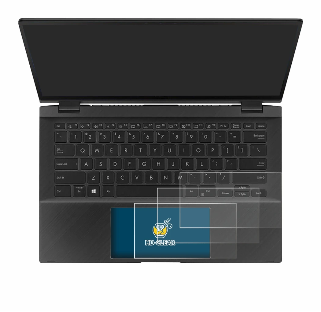 Imagen del dispositivo ASUS ZenBook Flip 14 UX463FA (Touch Trackpad) con una amplia variedad de protectores de pantalla.