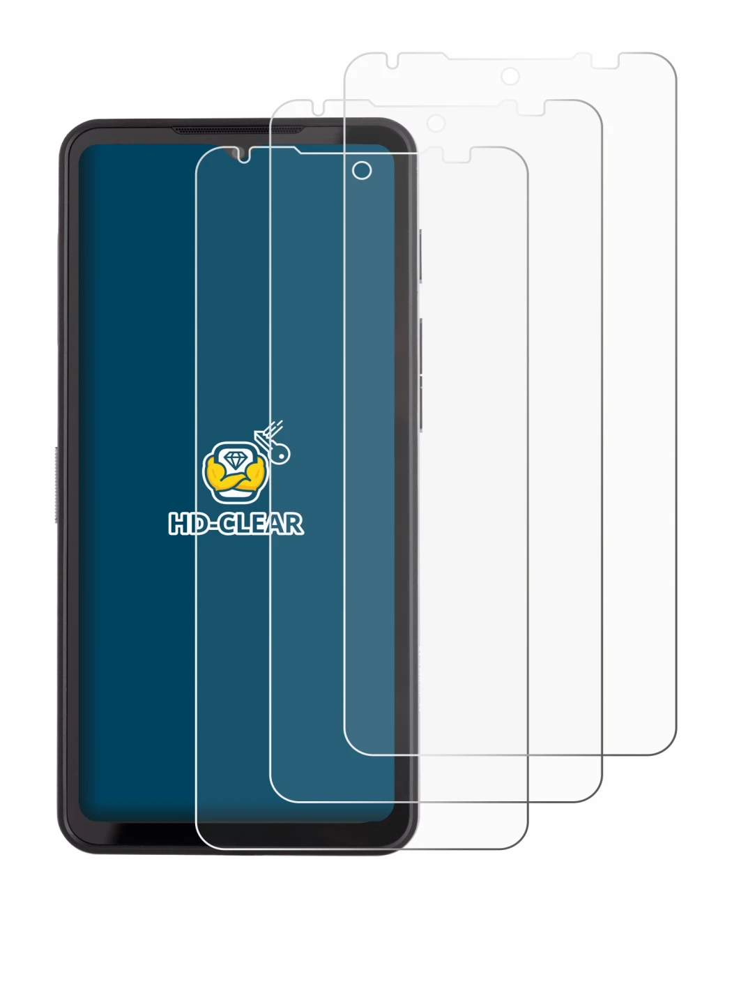 Imagen del dispositivo Caterpillar Cat S75 con una amplia variedad de protectores de pantalla.