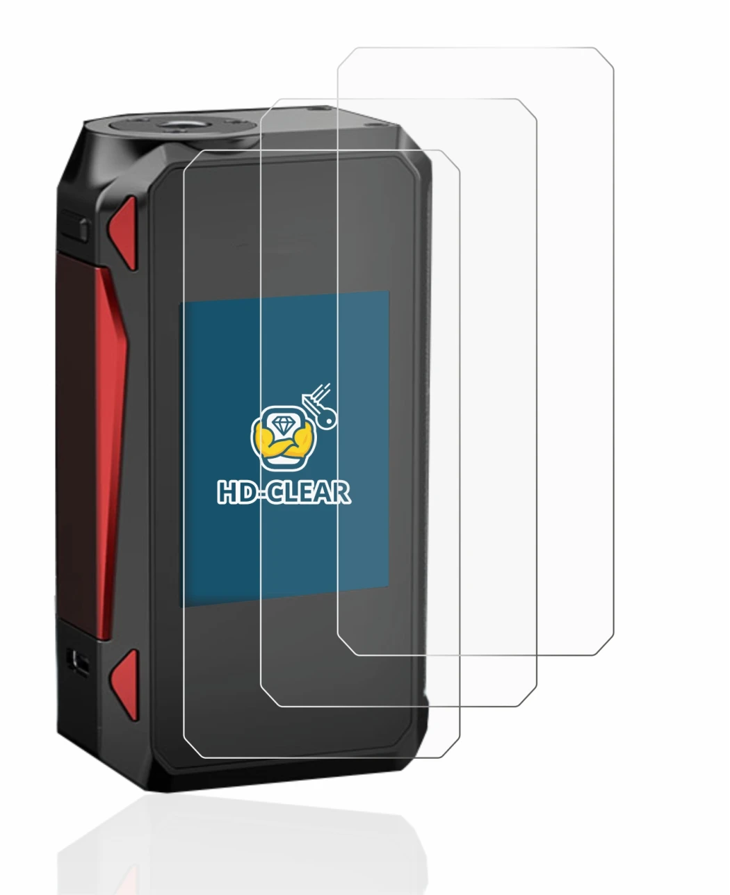 Imagen del dispositivo Smok G-Priv 4 con una amplia variedad de protectores de pantalla.