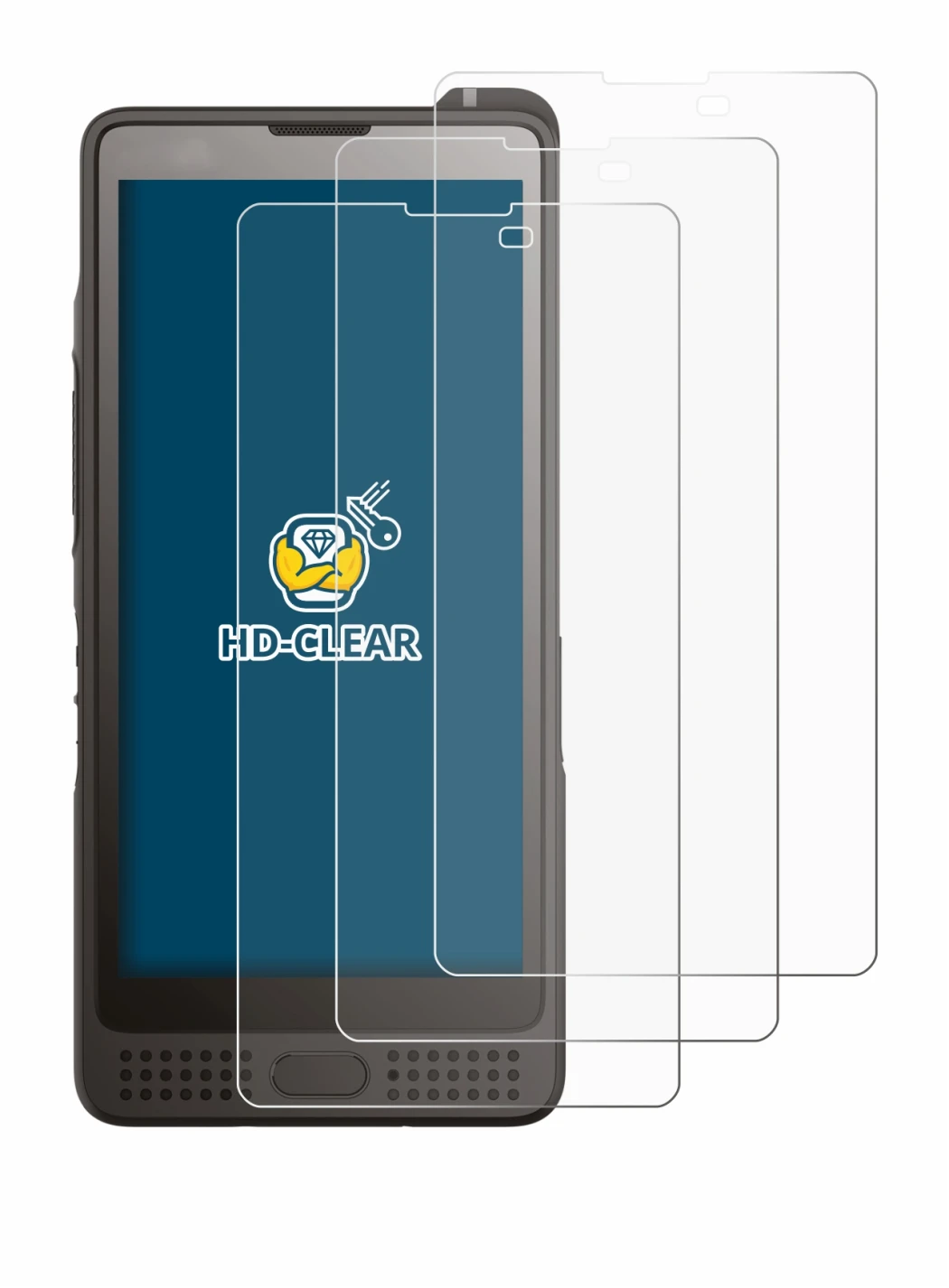 Imagen del dispositivo Sonim XP10 con una amplia variedad de protectores de pantalla.