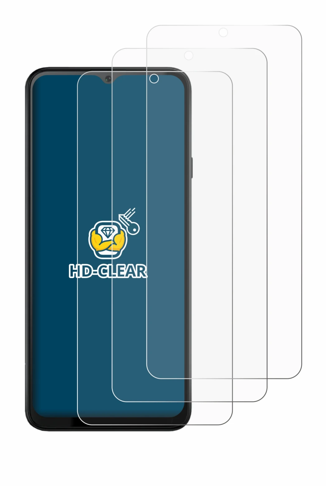 Imagen del dispositivo Cubot Note 50 con una amplia variedad de protectores de pantalla.
