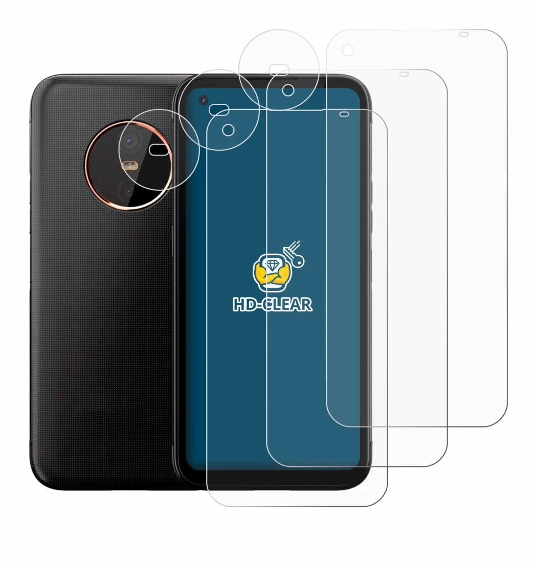 Imagen del dispositivo Gigaset GX6 Pro (Frontal+Cámara) con una amplia variedad de protectores de pantalla.