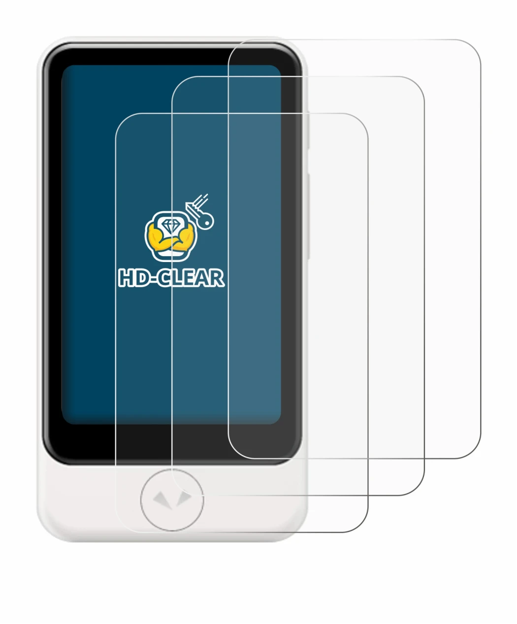 Imagen del dispositivo Pocketalk Plus con una amplia variedad de protectores de pantalla.