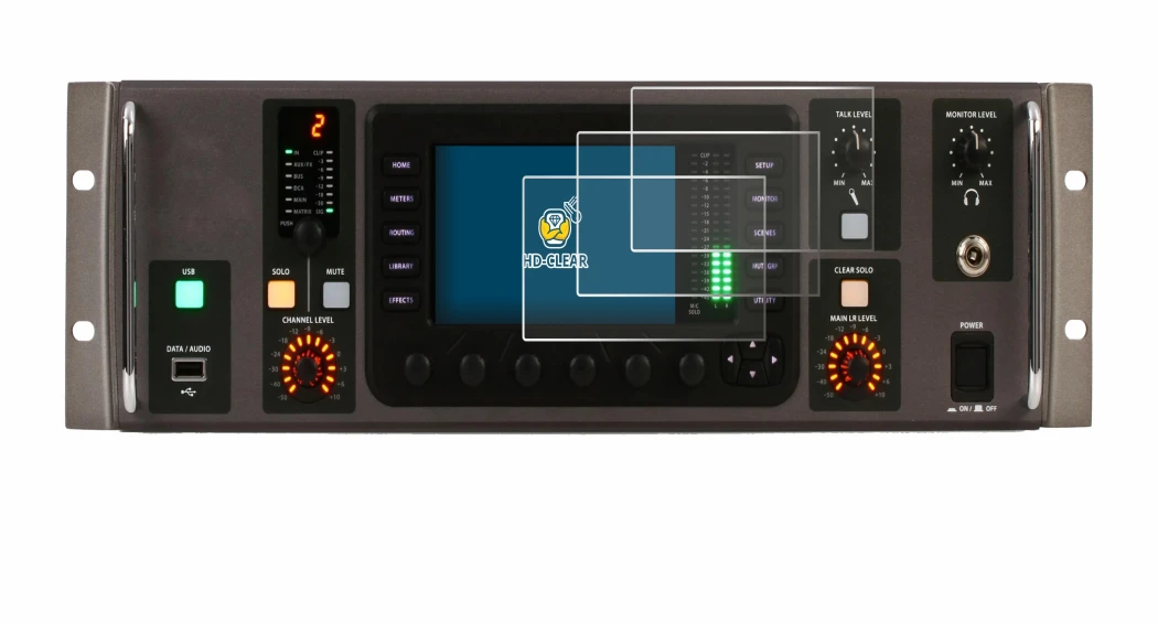 Imagen del dispositivo Behringer X32 Rack con una amplia variedad de protectores de pantalla.