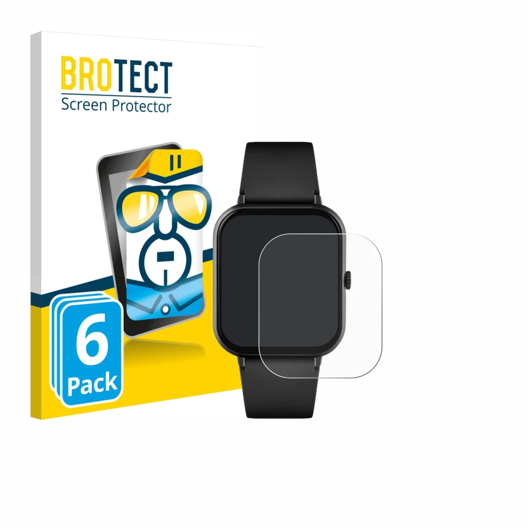 Parte frontal de un envase de producto con el logotipo de la marca BROTECT. Al lado se muestra el dispositivo Reflex Active Se