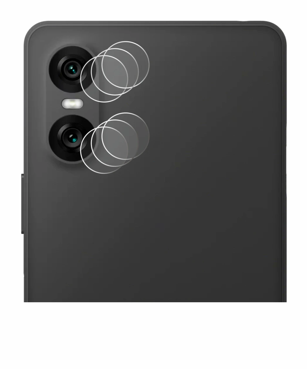 Imagen del dispositivo Sony Xperia 10 VI (SÓLO Cámara) con una amplia variedad de protectores de pantalla.