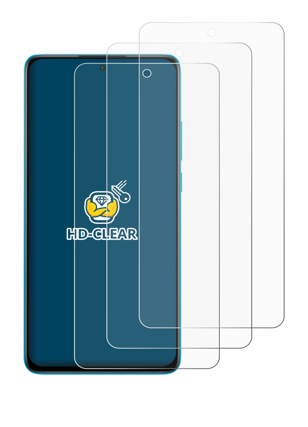 Imagen del dispositivo OnePlus Nord CE 4 Lite con una amplia variedad de protectores de pantalla.