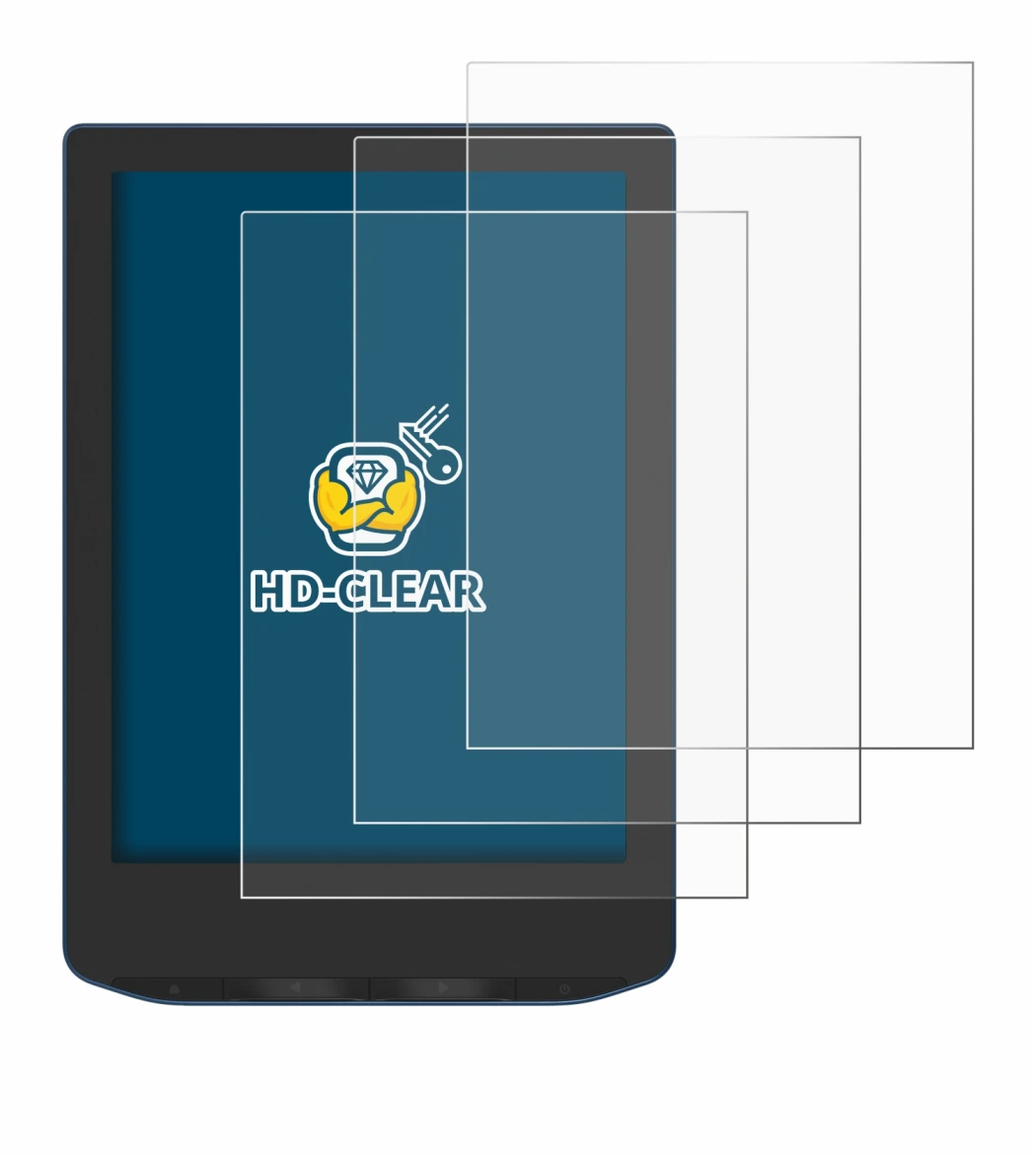 Imagen del dispositivo PocketBook Verse Pro Color con una amplia variedad de protectores de pantalla.