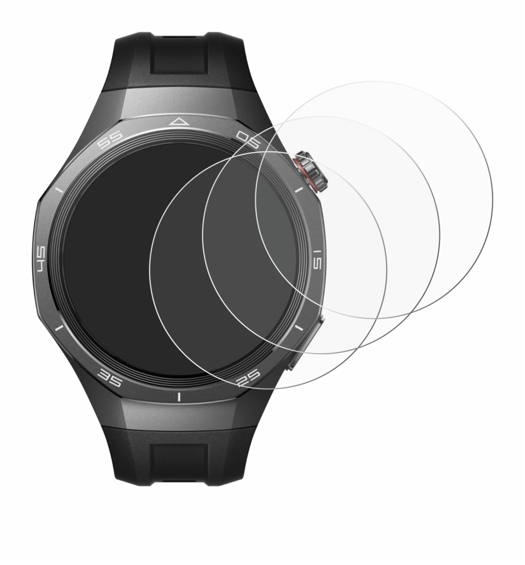 Imagen del dispositivo Huawei Watch GT 5 Pro (46 mm) con una amplia variedad de protectores de pantalla.