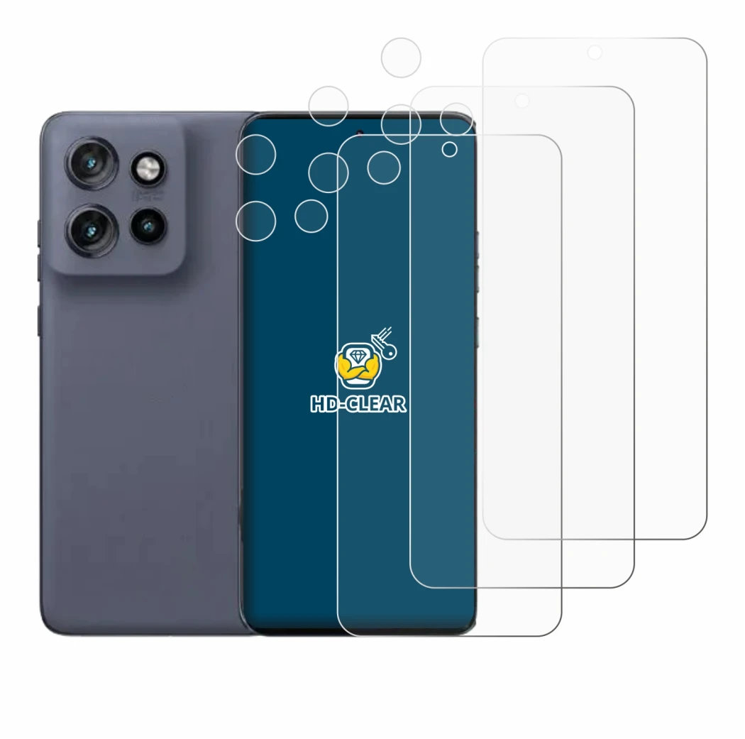 Imagen del dispositivo Motorola Edge 50 Neo (Frontal+Cámara) con una amplia variedad de protectores de pantalla.