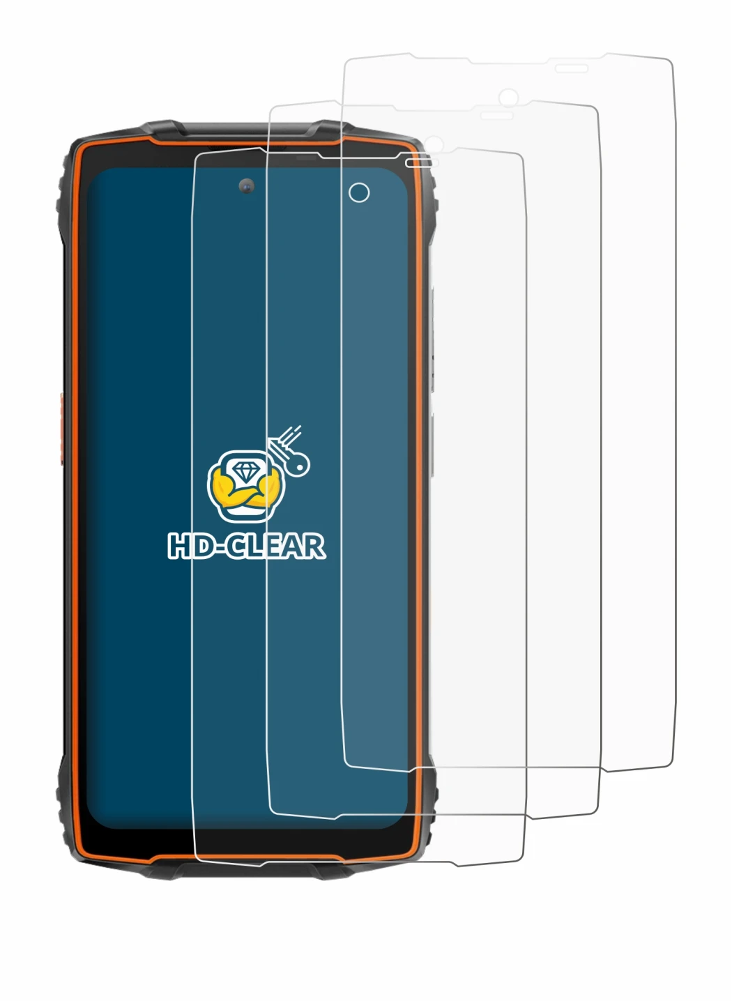 Imagen del dispositivo Blackview BV8200 con una amplia variedad de protectores de pantalla.