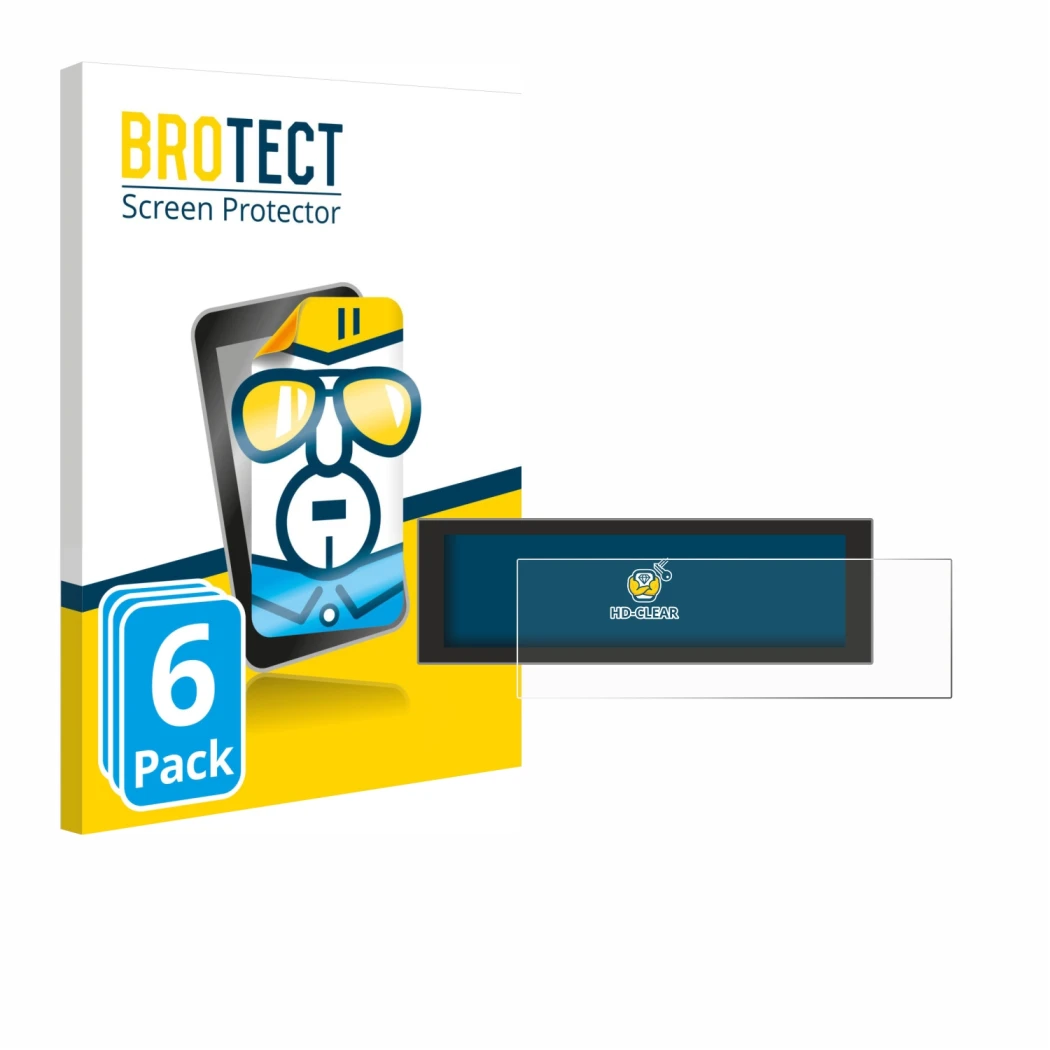Parte frontal de un envase de producto con el logotipo de la marca BROTECT. Al lado se muestra el dispositivo EcoFlow DELTA 3