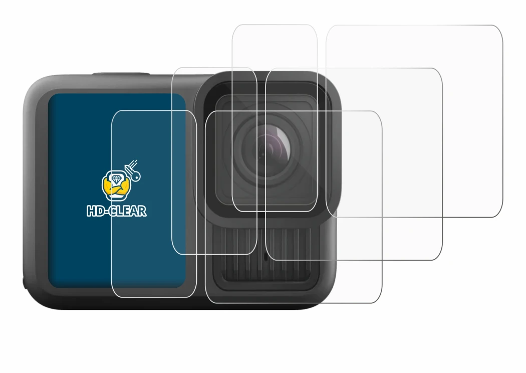 Imagen del dispositivo GoPro Hero 13 Black Ultra Wide Edition con una amplia variedad de protectores de pantalla.