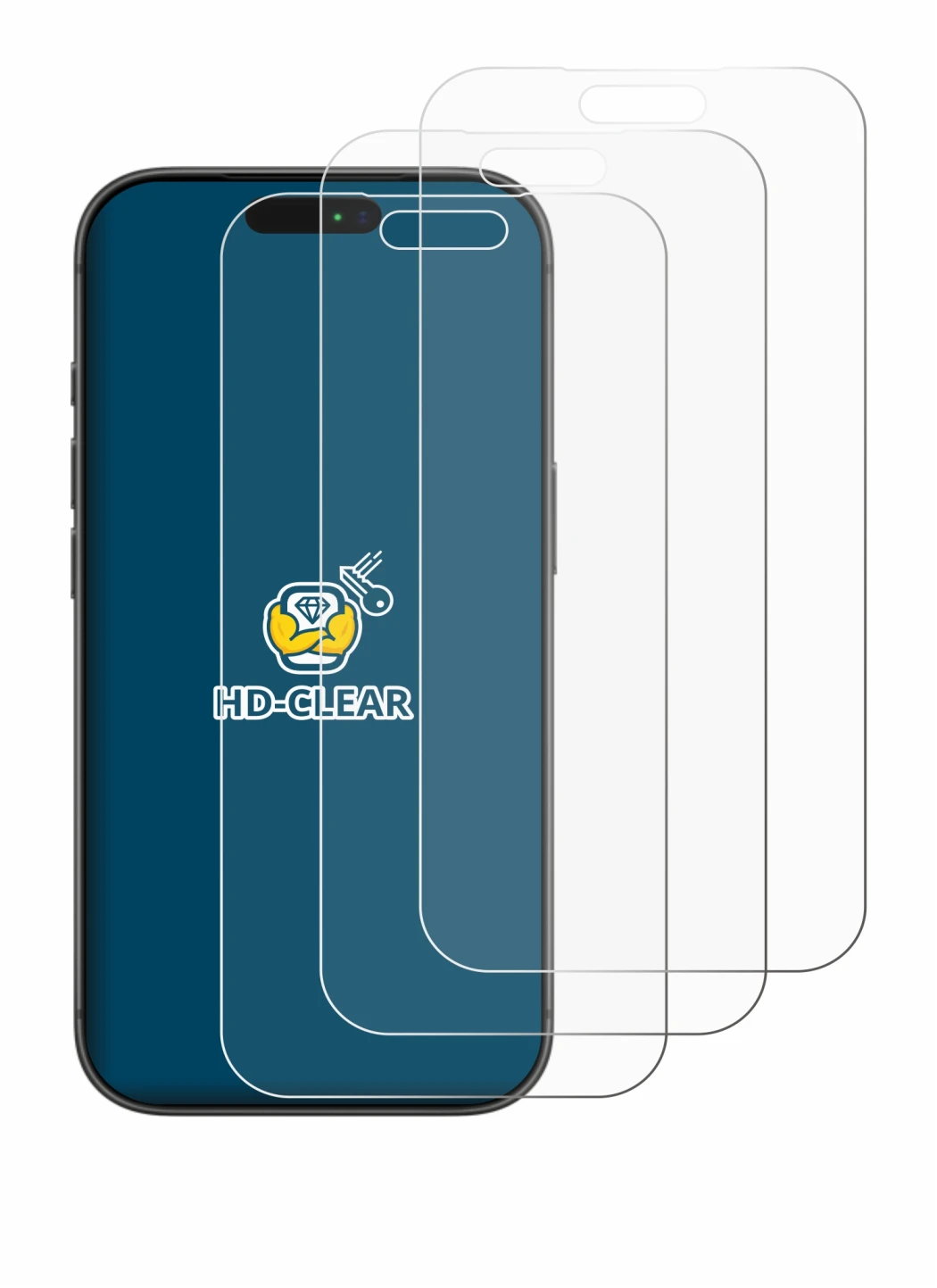 Imagen del dispositivo Apple iPhone 17 Pro Max con una amplia variedad de protectores de pantalla.