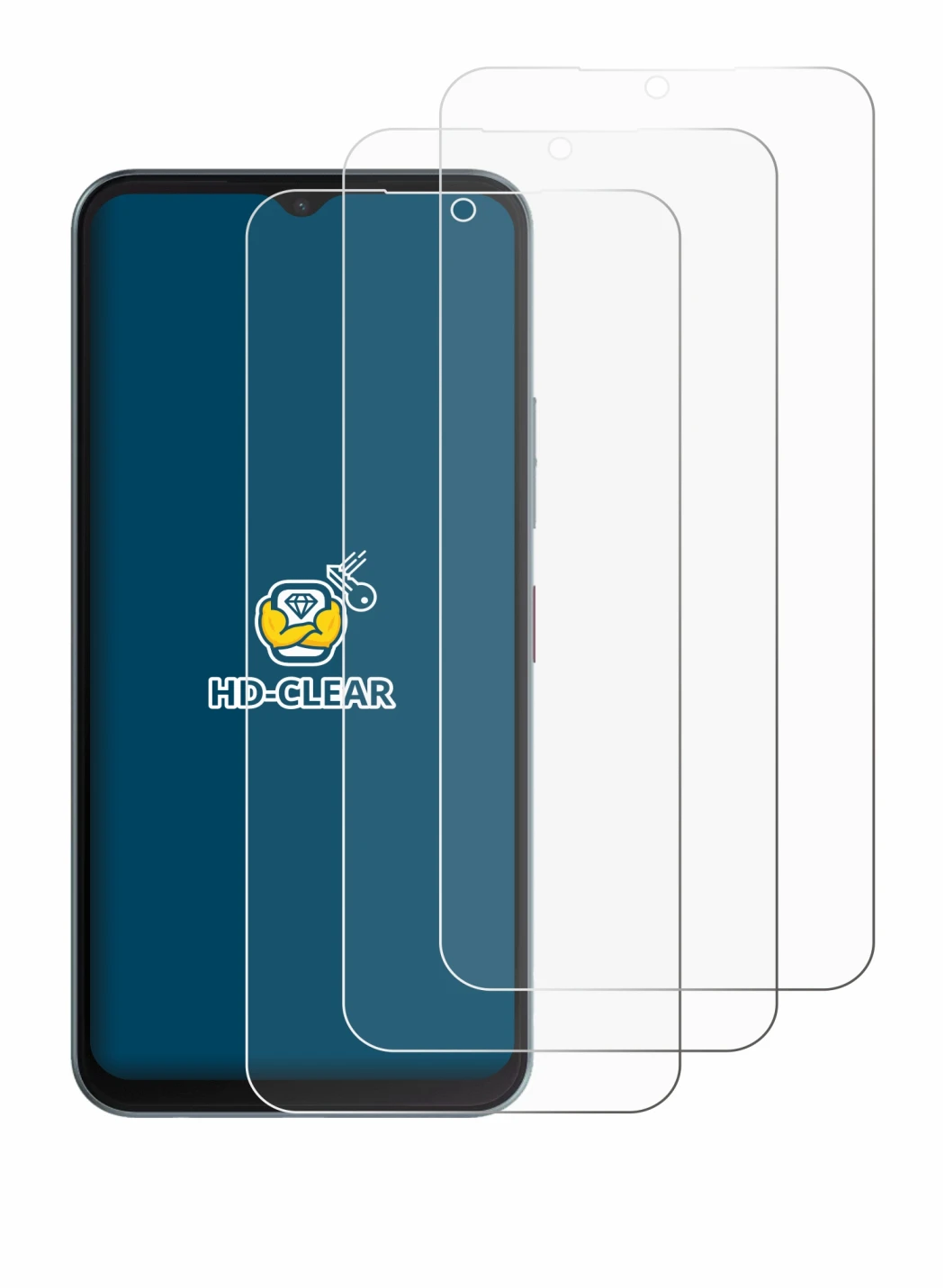 Imagen del dispositivo Telekom T Phone 3 con una amplia variedad de protectores de pantalla.