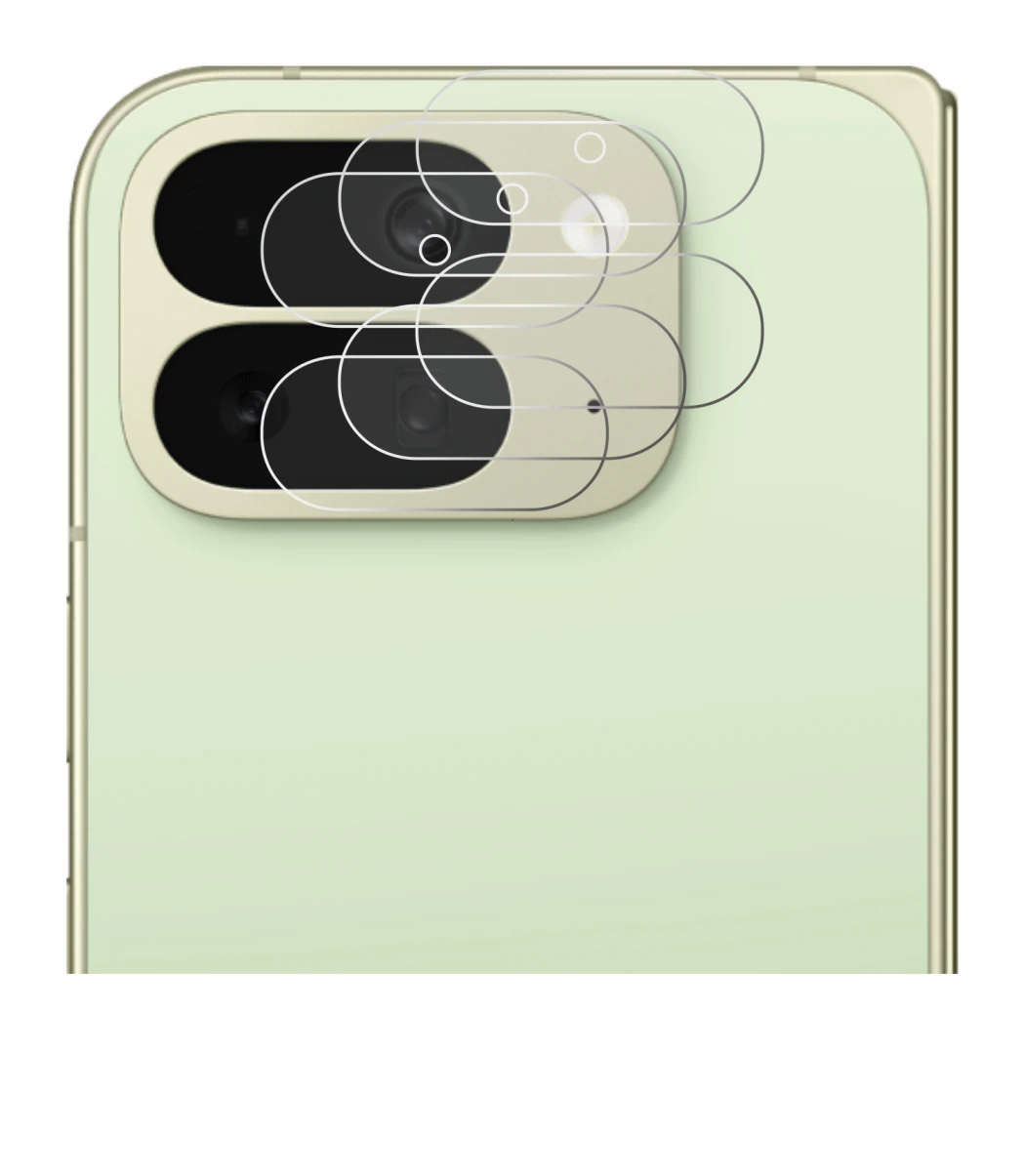 Imagen del dispositivo Google Pixel 10 Pro Fold (SÓLO Cámara) con una amplia variedad de protectores de pantalla.