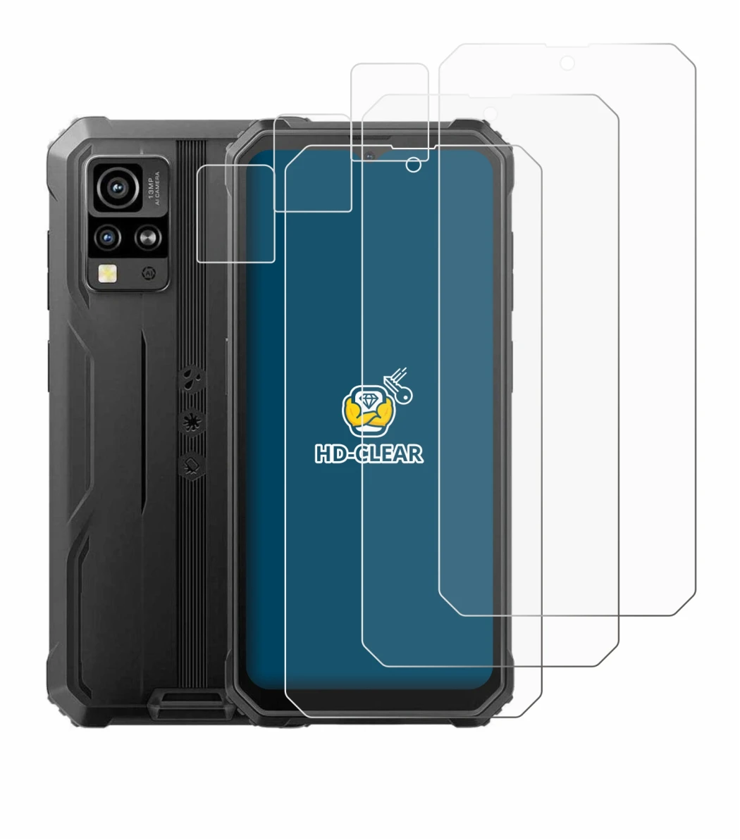 Imagen del dispositivo Blackview BV4800 (Frontal+Cámara) con una amplia variedad de protectores de pantalla.