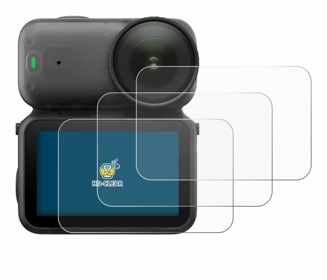 Imagen del dispositivo DJI Osmo Nano con una amplia variedad de protectores de pantalla.